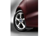 Ford DS7Z-16A550-AA Splash Guards;Molded, Front Pair, Black
