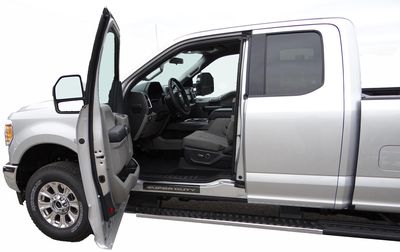 Ford VHC3Z-99132A08-B Door Sill Plates by Putco, Bright Chrome, Crew Cab