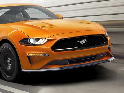 Ford VJR3Z-17626-A Front Splitter Kit;Matte Black
