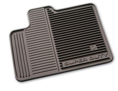Ford DC3Z-2513086-A Floor Mats - All-Weather Thermoplastic Rubber, Black Regular Cab