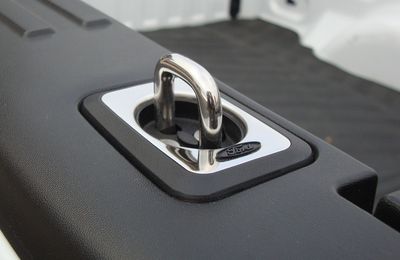 Ford VAC3Z-99000A64-B Bed Hooks - Retractable by Bull Accessories, Polished Stainless Steel