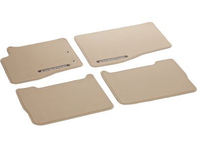 Ford CL1Z-7813300-AB Floor Mats - Carpeted, 4-Piece, Med. Camel Front and Rear