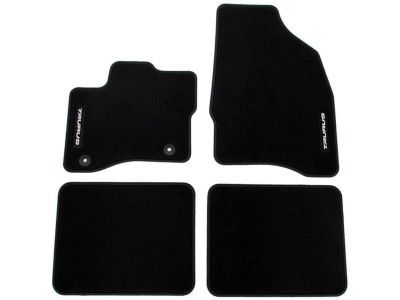 Ford DA5Z-5413300-AA Floor Mats - Carpeted, 4-Piece, Dark Coffee Front and Rear