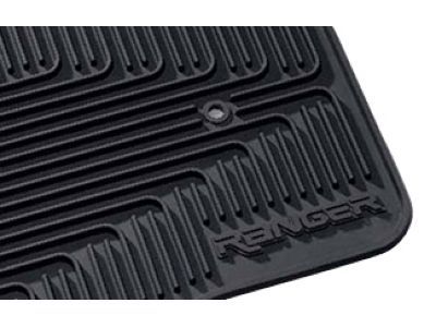 Ford 4L5Z-1013086-A Floor Mats - All-Weather Thermoplastic Rubber, Black 2-Pc. Set