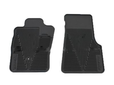 Ford 4L5Z-1013086-A Floor Mats - All-Weather Thermoplastic Rubber, Black 2-Pc. Set