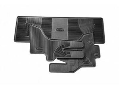 Ford BC2Z-1613300-AD Floor Mats - All-Weather Thermoplastic Rubber, Black 4-Pc. Set