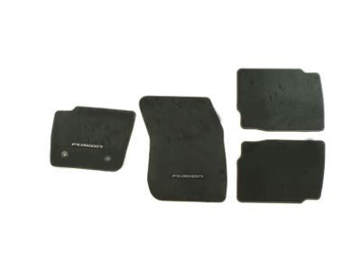 Ford DS7Z-5413300-BA Floor Mats - Carpeted, Ebony, 4 Piece Set, With Dk Ash Logo
