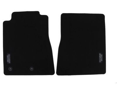 Ford CR3Z-6313086-AA Floor Mats - Carpeted, Black 2-Piece set, with Boss Logo