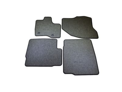Ford CB5Z-7813300-AA Floor Mats - Carpeted, 4-Piece, Charcoal Black Front and Rear