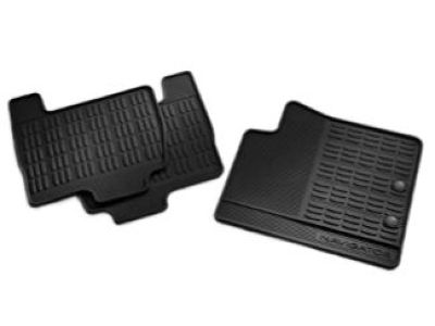 Ford DL7Z-7813300-BA Floor Mats - All-Weather Thermoplastic Rubber, Black, 4-Pc. Set, Dual Deltar