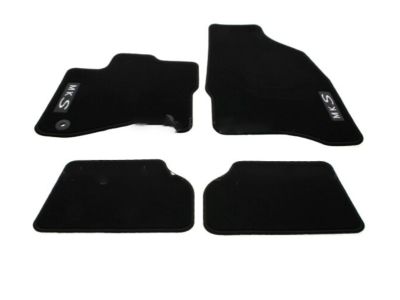 Ford DA5Z-5413300-AB Floor Mats - Carpeted, 4-Piece, Charcoal Black Front and Rear