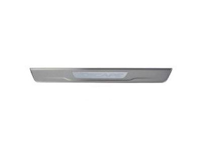 Ford DJ5Z-54132A08-A Door Sill Plates;Non-Illuminated, Stainless Steel, 2-Piece Kit