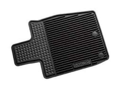 Ford AA5Z-5413300-CA Floor Mats - All-Weather Thermoplastic Rubber, Black, Dual Retention