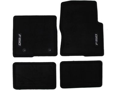 Ford CL3Z-1813300-AA Floor Mats - Carpeted, 1st and 2nd Row, Super Cab, Ebony