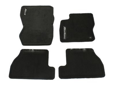 Ford CM5Z-5413300-BA Floor Mats;Carpeted, 4-Piece, Charcoal Black Front and Rear
