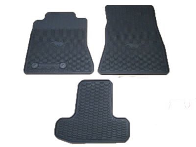Ford FR3Z-6313300-BA Floor Mats , All-Weather Thermoplastic Rubber, Black, 4-Piece Set