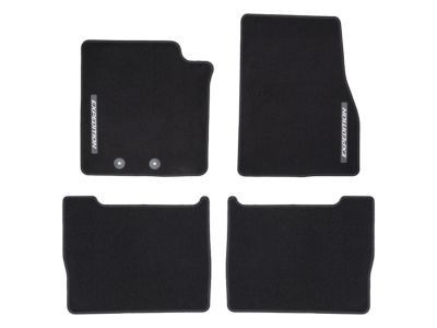 Ford CL1Z-7813300-AA Floor Mats - Carpeted, 4-Piece, Ebony Front and Rear