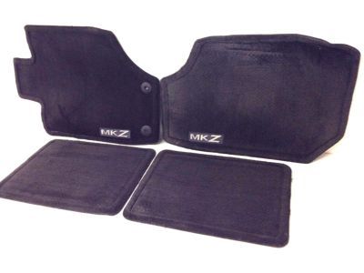 Ford CH6Z-5413300-AA Floor Mats - Carpeted, 4-Piece, Charcoal Black Front and Rear