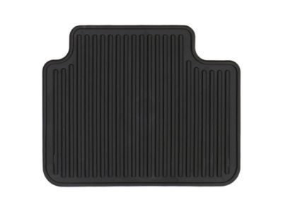Ford BL8Z-7813300-AD Floor Mats - All-Weather Thermoplastic Rubber, Black Dual Retention Drivers Side