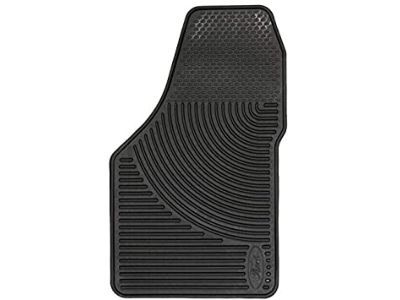Ford 8C3Z-2613300-B Floor Mats - All-Weather Thermoplastic Rubber, Black Super Cab 3-Pc., With Ford Logo