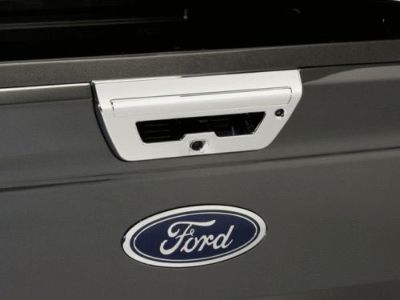 Ford VFL3Z-1522404-E Tailgate Latch Trim;Chrome, Bezel Only, Power Latch
