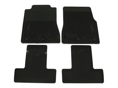 Ford CR3Z-6313300-AA Floor Mats - All-Weather Thermoplastic Rubber, Black 4-Piece Set