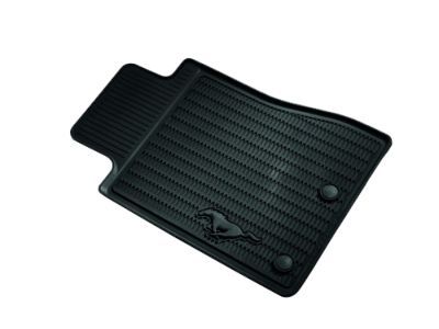 Ford CR3Z-6313300-AA Floor Mats - All-Weather Thermoplastic Rubber, Black 4-Piece Set