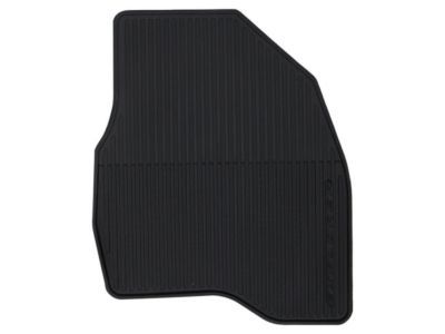 Ford DB5Z-7813086-BA Floor Mats - All-Weather Thermoplastic Rubber, Black 4-Pc. Set, Dual Clip