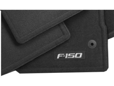 Ford FL3Z-1513086-AB Floor Mats - Carpeted, 1st Row, Reg. Cab, Black