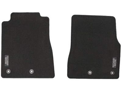 Ford CR3Z-6313086-AB Floor Mats - Carpeted, Black 2-Pc Set, With BOSS Logo