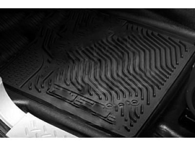 Ford 6L3Z-1813300-A Floor Mats - All-Weather Thermoplastic Rubber, Black 4-Piece Set