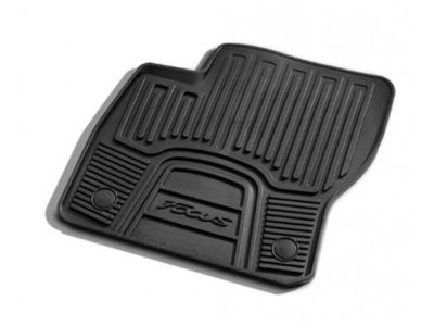 Ford DM5Z-5413300-AC Floor Mats;All Weather Thermoplastic, 4 Piece, Black