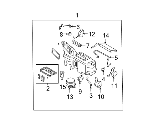 2010 Ford Edge Air Conditioner Wire Harness Diagram for 7T4Z-19C603-A