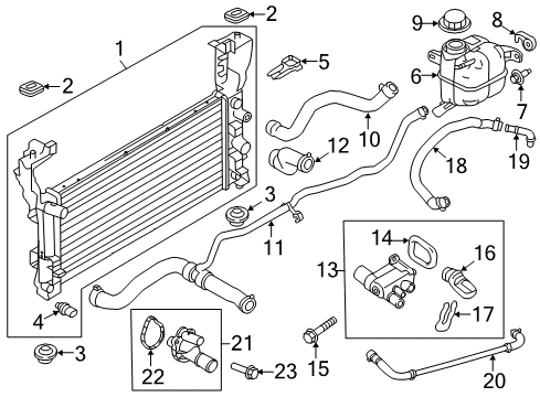2013 Ford Edge Powertrain Control Reservoir Diagram for AT4Z-8A080-CA