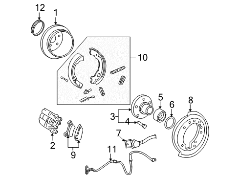 2003 Ford Explorer Anti-Lock Brakes Control Module Diagram for 2L2Z-2B373-AA