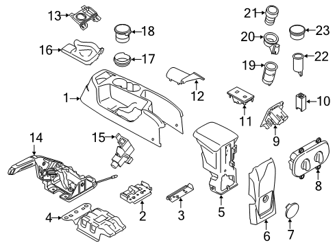 2018 Ford Transit Connect Switches Wiper Switch Diagram for F1FZ-17A553-B