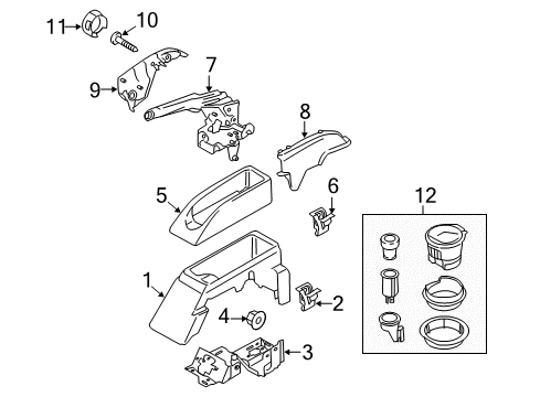 2017 Ford Transit-350 Parking Brake Smokers Package Diagram for CM5Z-5404788-AA