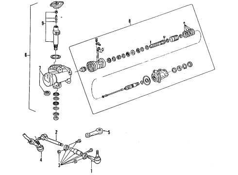 1993 Ford Explorer Fuel Injection Injector Diagram for F37Z-9F593-A