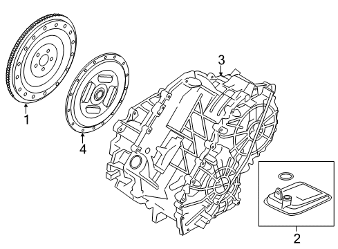 2015 Ford Fusion Automatic Transmission Clutch Assembly Diagram for DG9Z-7550-A