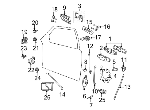 2010 Ford Crown Victoria Keyless Entry Components Transceiver Diagram for 8S4Z-15K601-A