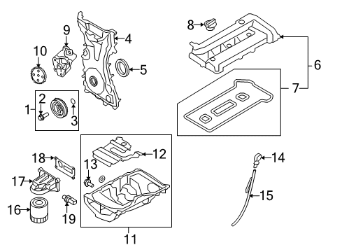 2009 Ford Focus Filters Element Diagram for 8S4Z-9601-A