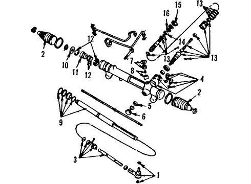 1986 Mercury Capri Ignition System Rotor Diagram for E6TZ-12200-C