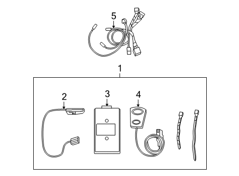 2014 Ford E-150 Communication System Components Wire Harness Diagram for 7R3Z-14A411-AD