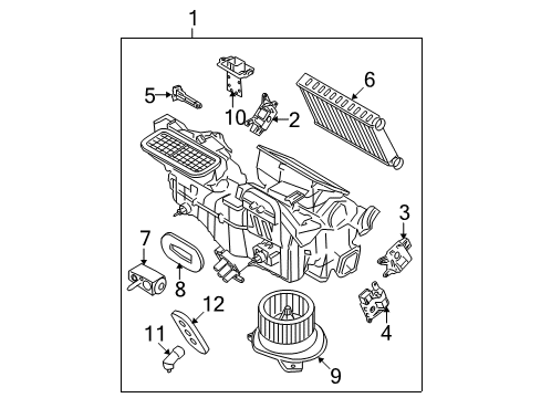 2008 Ford Focus Switches & Sensors Expansion Valve Gasket Diagram for 8S4Z-19B588-A