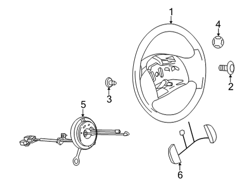 2015 Ford E-350 Super Duty Steering Column & Wheel, Steering Gear & Linkage Switch Screw Diagram for -N807493-S100