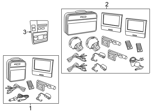 2014 Ford Police Interceptor Utility Entertainment System Components Entertain System Diagram for VBL2Z-10E947-B