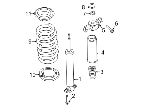 2016 Ford Edge Shocks & Components - Rear Spring Diagram for G2GZ-5560-C