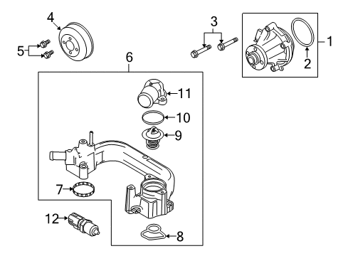 2009 Ford Explorer Sport Trac Powertrain Control Pulley Diagram for F6TZ-8509-AA