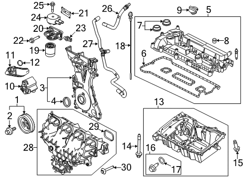 2016 Ford Focus Intake Manifold Manifold Gasket Diagram for CP9Z-9439-A