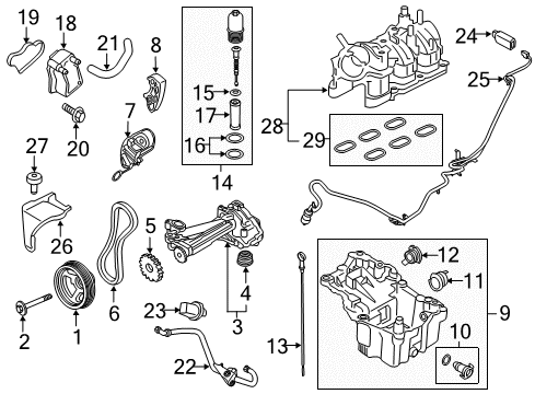 2015 Ford F-150 Intake Manifold Intake Manifold Diagram for FT4Z-9424-E